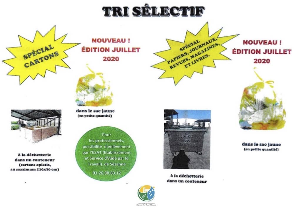 Tri Selectif Nouveau Edition Juillet 2020 